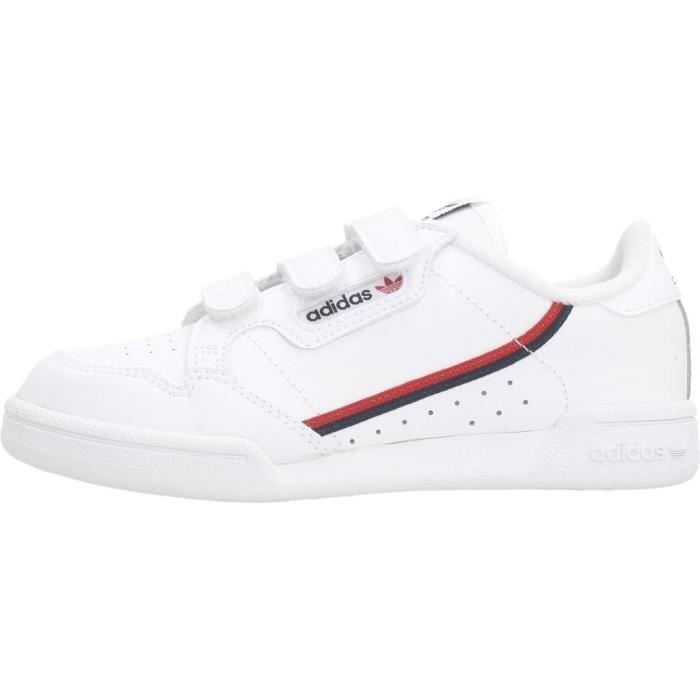 Basket - ADIDAS ORIGINALS - CONTINENTAL 80 Cadet - Blanc - Textile - Enfant Garçon