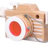 Wooden Camera Toy Educational Portable Innovative Basswood Kaleidoscope Camera for Children Toddlers