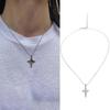 Cross Choker Necklace Four Pointed Star Necklaces Asterism-Necklace Jewelry