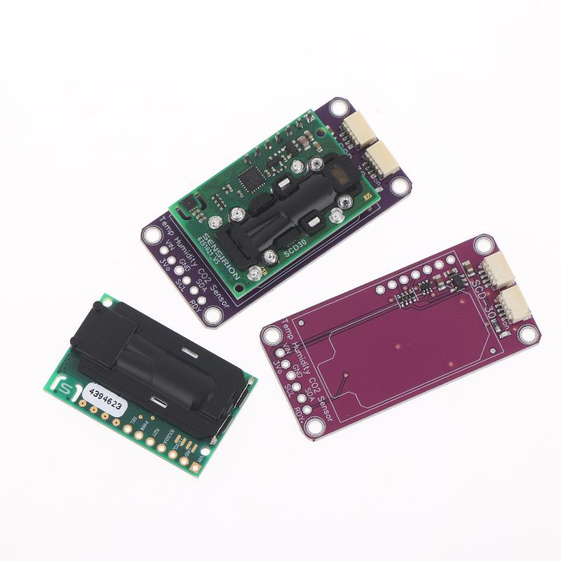 SCD30 Air Quality Gas Sensor Module QWIIC CO2 RH T Measurements I2C Modbus PWM For Environmental Monitoring