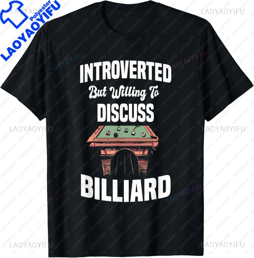 Why I Lose At Billiards Pool Player Sport Snooker Funny Design Unisex Tshirt Streetwear Outdoor Clothing Shortsleev Summer Tee