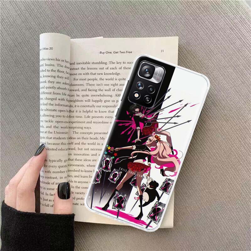

Anime DANGANRONPA Junko enoshima Phone Case For Xiaomi Redmi Note 14 13 Pro Plus 5G Cover 13C 14C 12 12C 9 9T 9C 10 10C 8 7 6 10 Redmi 9T