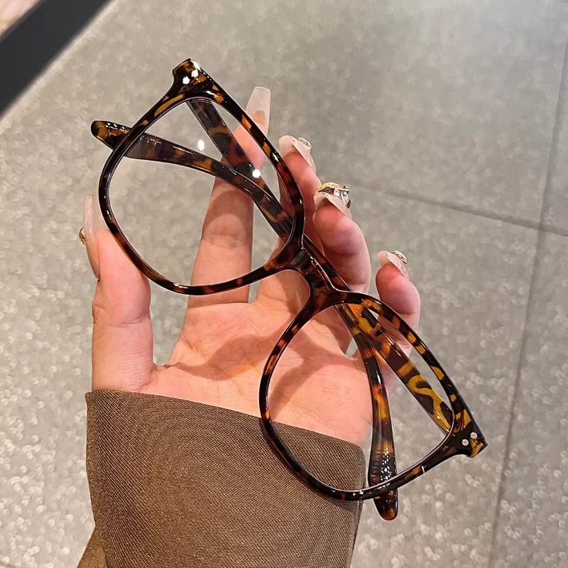 1Pc/3Pcs/4Pcs Anti Blue Light Glasses Classic Popular Square Frame Glasses Set Men's and Women's Fashion Glasses