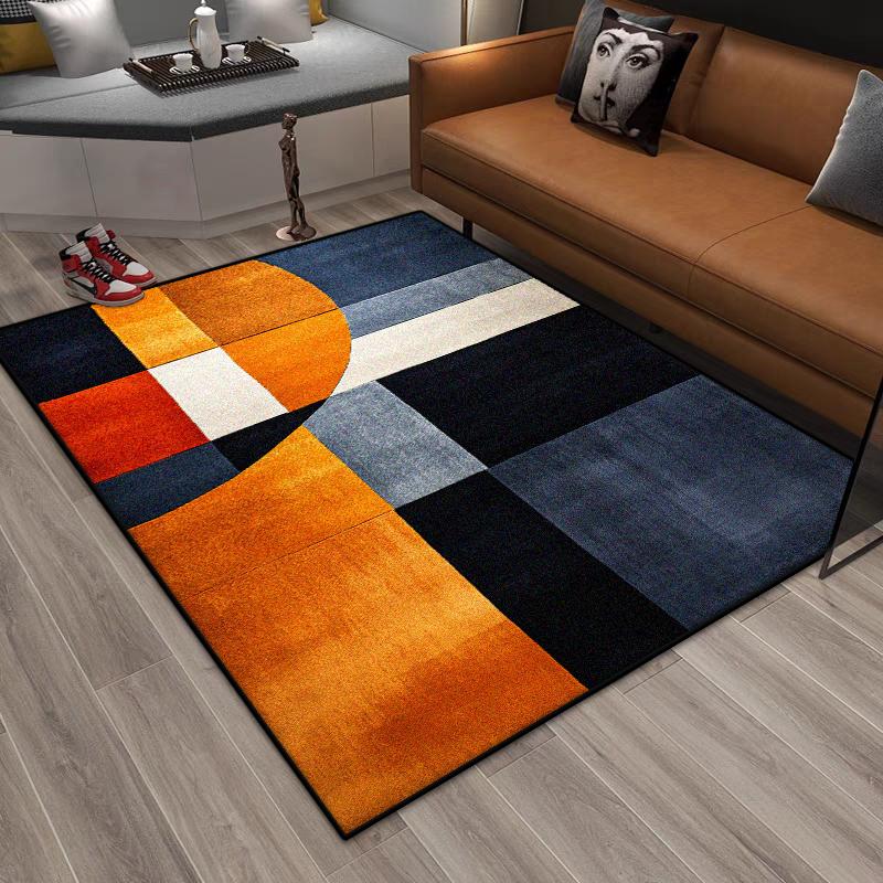 New Trend Geometric Pattern Area Rugs For Living Room Decor Home 3D Printed Carpets Luxury Bedroom Non-Slip Floor Mat Lounge Rug
