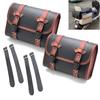 MIMIA Motorcycle Side Set of Touring Waterproof Bags for and Small Items Set of Bags, 2, Saddlebags, Bags, Tools, Wallets, (Brown, 2)