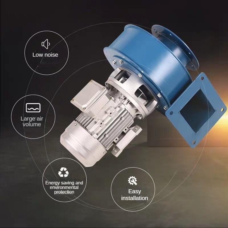220V High-temperature Resistant Industrial Boiler Induced Draft Fan Small Centrifugal Fan Low Noise Exhaust Steam Blower