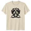 Fluffy Dog Face Dogs Animals Unisexs TShirt Unisexs Tee Graphic Unisex Top