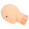 Hut Perücke Display Mannequin Kopf Modell Make-Up Training Praxis Glatze Mannequin Kopf (Rosa Basis)ohne Make-up