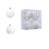6cm Christmas Balls Set Flocking Xmas Tree Pendants Christmas Spheres Pendant  Party Favors