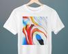 Music Pink and Blue, Georgia O'Keeffe Painting, Unisex T-Shirt, Art T-Shirt, Gift for Her, Gift for Him, Art Lover Gift