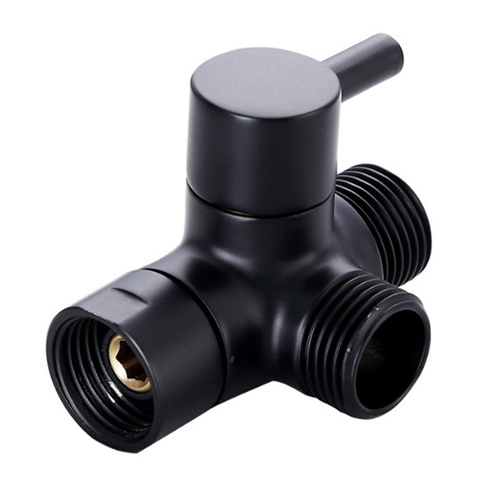G1/2 3-Way Shower Arm Adapter Handheld Showerhead Top Spray Shower Diverter Valve Replacement Parts Bathroom Accessories