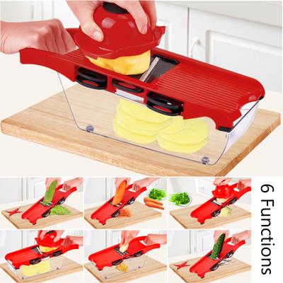 6 Blades Slicer Multi-function Vegetable Mandoline Slicer Kitchen Tools Grater Cooking Tool Sets