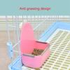 Hays Food Bins Feeder for Hays and Food Feeder Bowls Manger Rack for Rabbits Guinea Pigs Chinchilla Small Animal
