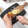 Taglieri in Marmo e Legno Resistenti al Calore Uso Doppio Lato Tagliere per Formaggio Preparazione degli Ingredienti