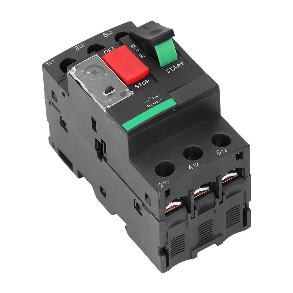 Întrerupător motor 3P 1.6?2.5A AC690V Buton de apăsare comutator de conectare cu șurub