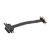 Extension Cable PCIE 1X Dual Vertical 90 Degrees  Network Adapter Line with LED Indication 15cm