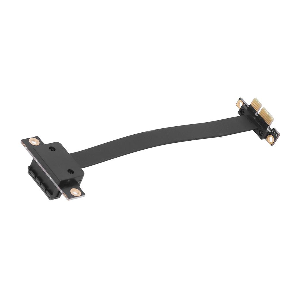 Extension Cable PCIE 1X Dual Vertical 90 Degrees  Network Adapter Line with LED Indication 15cm