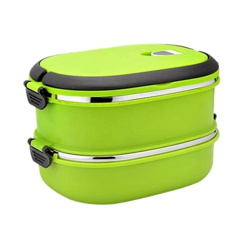 Stainles Steel Food Storage Container Many Tiers Insulated Lunch Boxs for Home Use