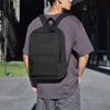 Simple and Versatile Polyester Casual Outdoor Backpack Large Capacity Black Men's Travel Bag