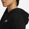 Nike Hooded Zip Up Women S Club Fleece Full Zip Hoodie Dq5472 010 S2207