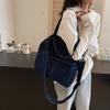 Denim bag bag women's 2025 new fashion casual shoulder bag large-capacity tote bag for class commuting crossbody bag