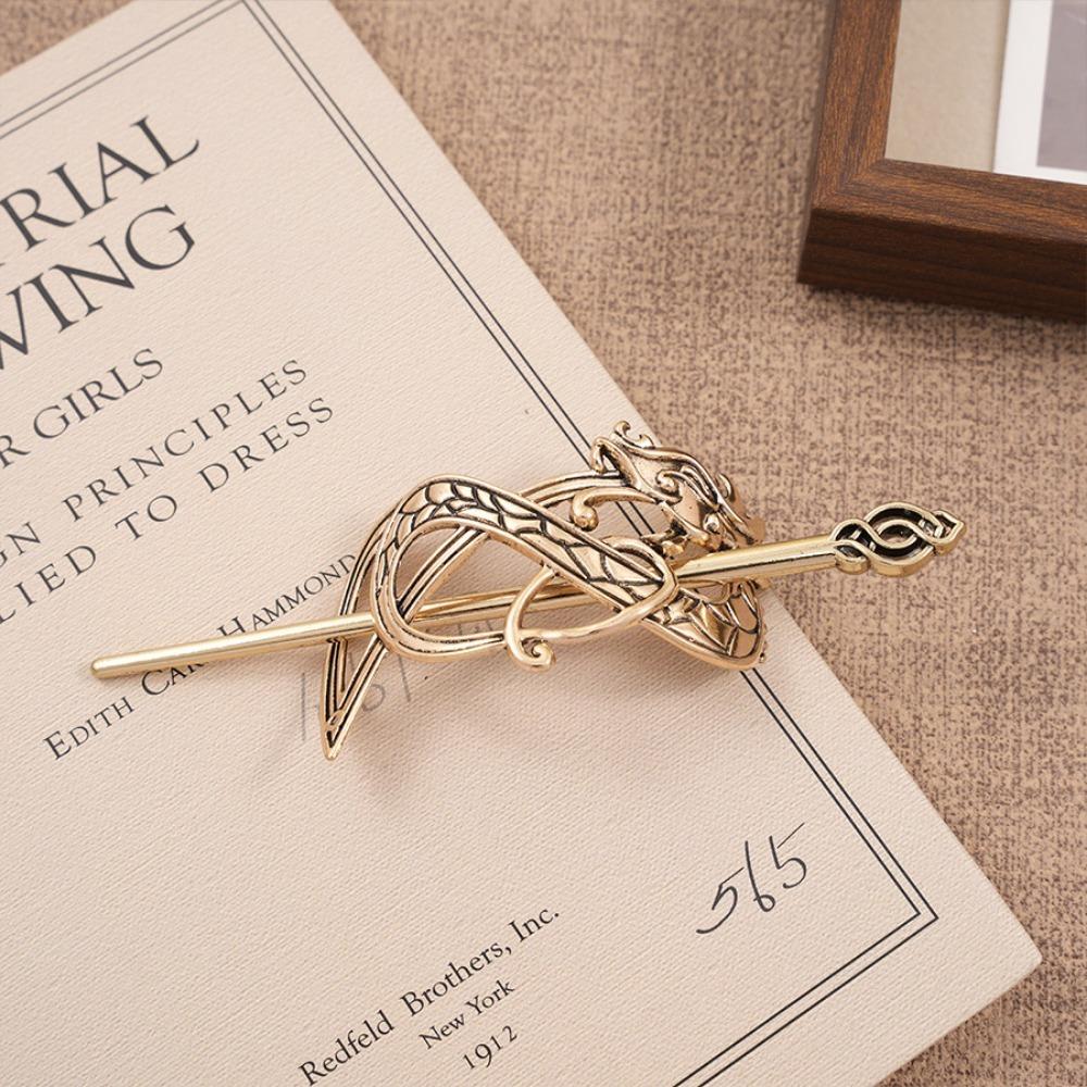 Fashion Women Celtic Hair Slide Hairpins Viking Celtic Celtic Knot Hair Stick Metal Hair Barrette Hair Pin Retro Hair Accesso