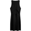 Calvin Klein Fashionable Minimalist Printed Sexy Hollow Black Sleeveless Dress Women Dresses Space-Black J223067