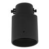 Car Universal Round Black Stainless Steel Exhaust Tail Muffler Tip Pipe