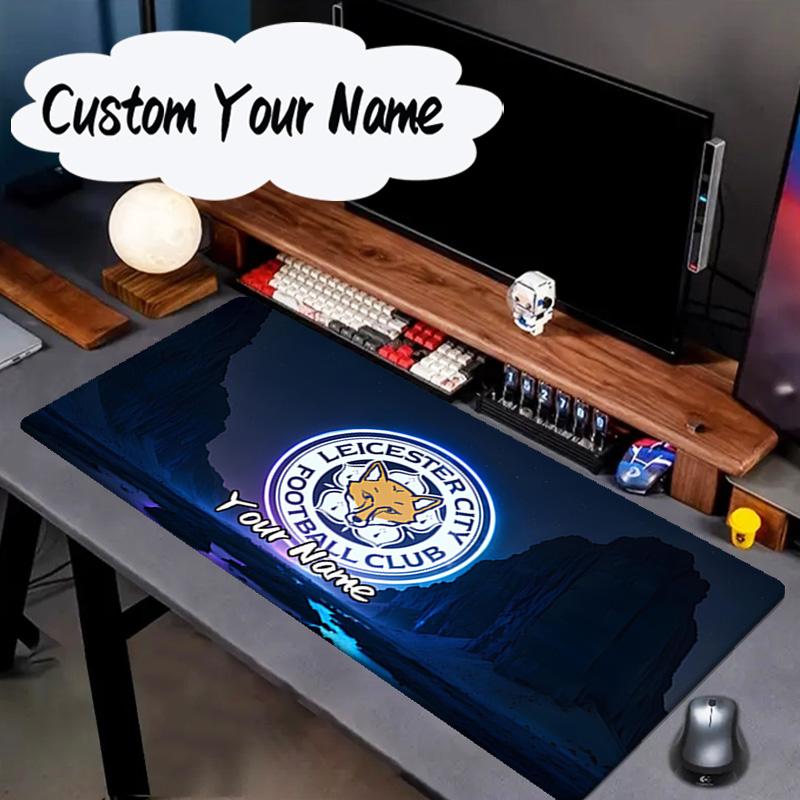 Custom Name Mouse pad Leicester Football Club Crest Mouse pad, Gaming Mouse Pad, keyboard pad, Desk Decor for computer notebook Fan Birthday Gift
