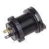 12-24V Dual USB QC3.0 Socket with Voltmeter for Marine Yacht RV
