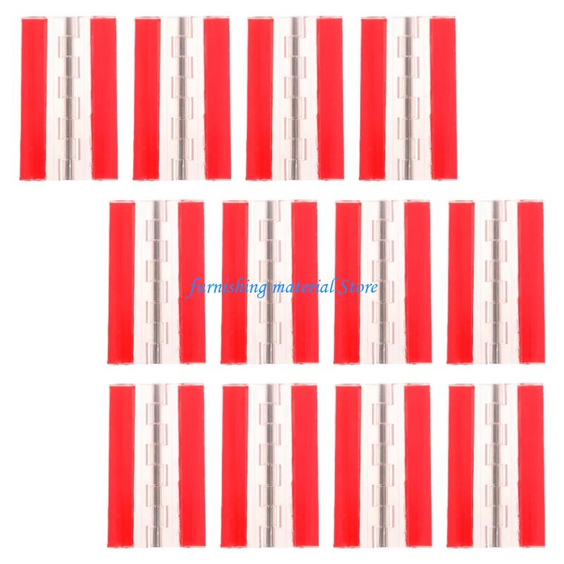 Y5GD Clear Plastic Hinges On Strong Folding Hinges 12pcs for Fish Covers