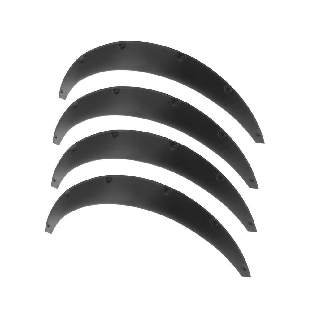 4pcs Wheel Eyebrow Protector Flexible PP Widened Decorative Wheel Arches Lips   for Car