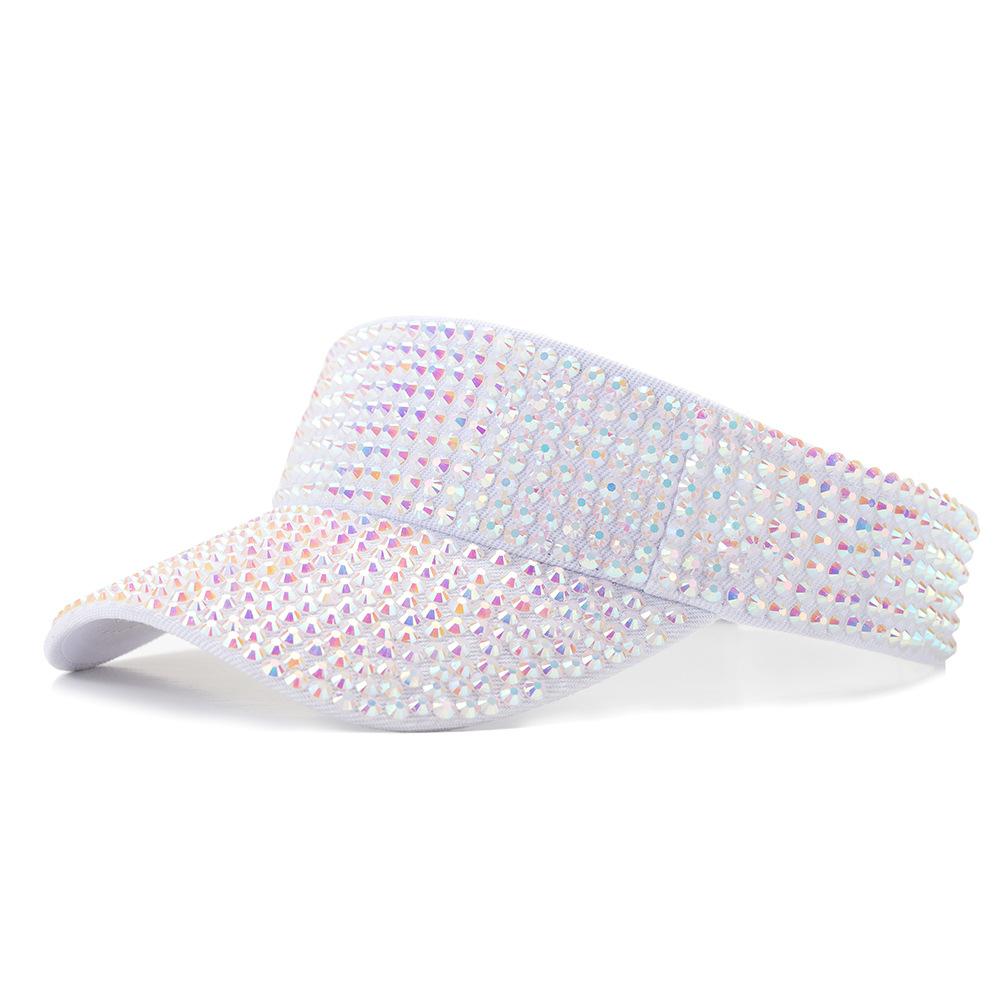 Summer Diamond Empty Top Baseball Cap Sunshade Cap Unroofed Sunscreen Cap