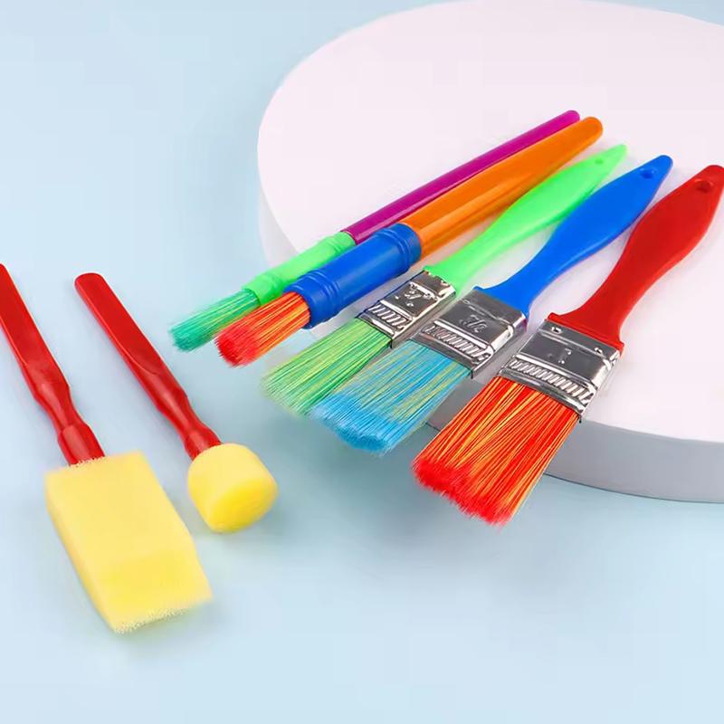 30PCS/Set Painting Brushes Assorted Colorful Artist Paint Brush Drawing Tools Suitable for Watercolor Oil  Artcraft Supplies ZYF