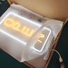 LED Neon Light USB 5V Transparent Acrylic 'Open' Sign for Shops and Businesses