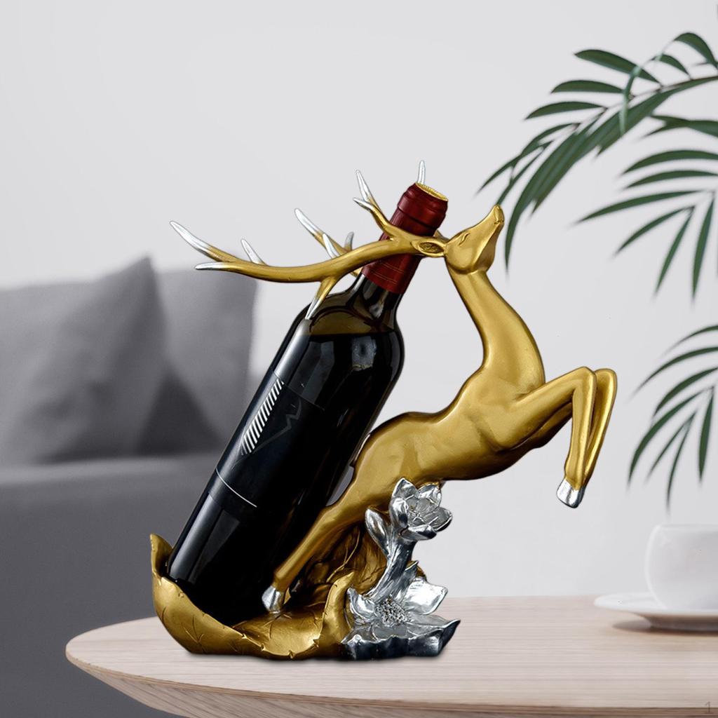 Vinställ Flaskhållare Förvaring Gåva Tillbehör Hantverkshylla för