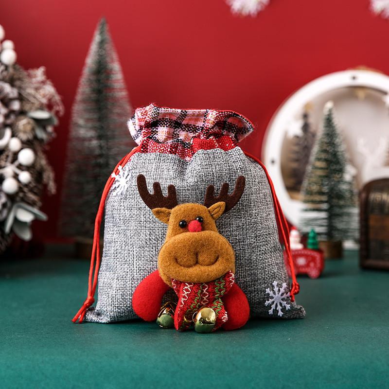 Adorable Christmas Apple Bags For Festive Decoration And Gift Wrapping For Kids