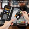 Vofolen for Samsung Galaxy Z Fold 6 Case with Card Holder & S Pen Holder, PU Leather Flip Case with Magnetic Clasp Kickstand Heavy Duty Rugged Wallet