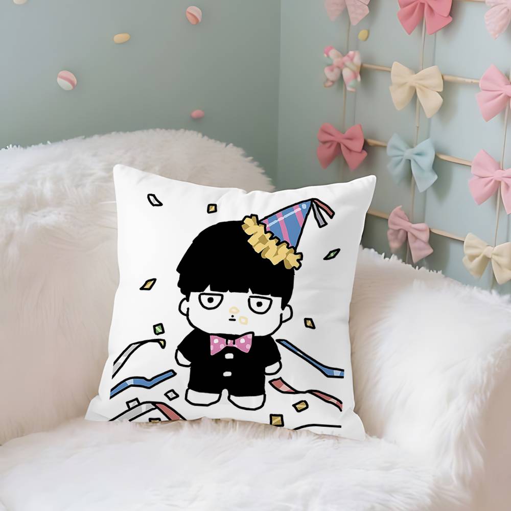 

KKageyama SShigeo Case Plush Fabric Soft Pillowcase Double Sided Print Cushion Cover Household Gifts 40x40CM(16x16in)