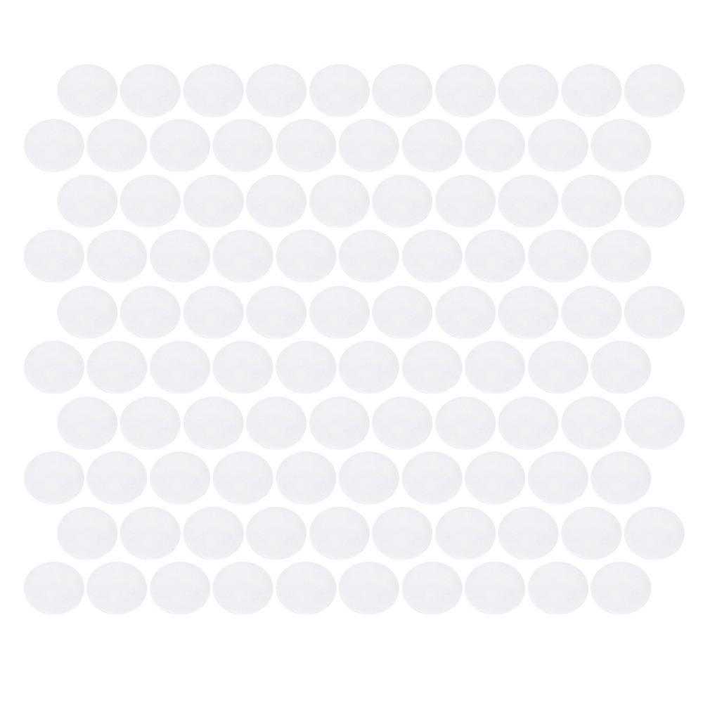 500pcs 25mm Nonwoven Round Piece White Black Cloth Flake Accessories Pre Cut Non-Woven Fabric Felt Craft Pads DIY Accessories