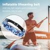 Aufblasbarer Sicherheits-Schwimmgürtel zum Driften, tragbar, 100N Auftrieb, verstellbares Gurtband zum Schwimmen, Meeresfischen, Schwimmweste