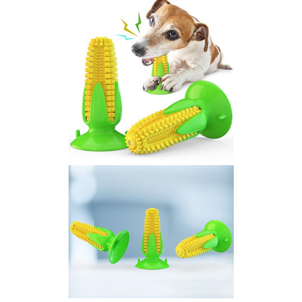Dog toys, pet supplies, acoustic corn dog toys. Cotton rope, grinding rod