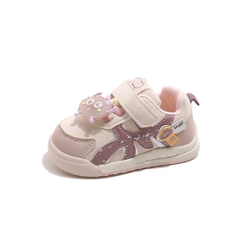 Rutschfeste Baby Frühling und Herbst neue Kindergarten Baby weiche Sohle 1-6 Jahre alt Lederoberfläche schmutzabweisende Kinderschuhe Jungen