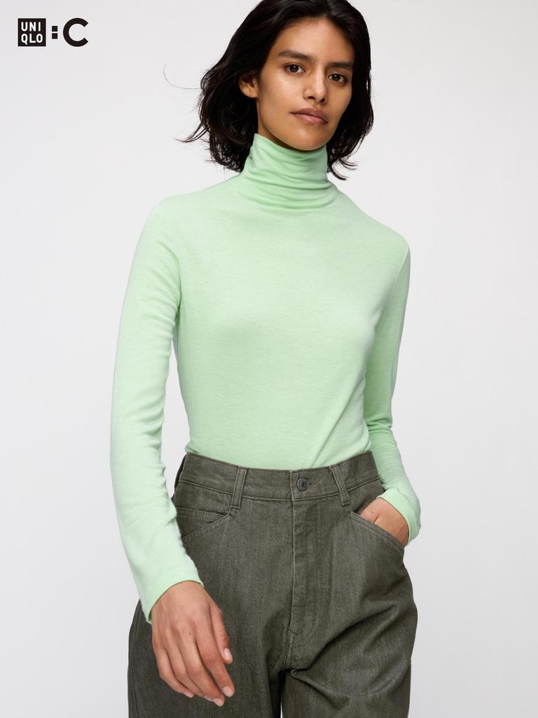 Uniqlo Japan UlTra Warm HeaTTech Cashmere Blend TurTleneck T