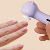 Electric Nail Grinder Baby Nail File Set Safe Nail Trimmer with 6 Grinding Head Replacement Pads USB Rechargeable Nail Clipper