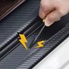 Car Door Sill Carbon Fiber Sticker Threshold Side Anti Scratch Tape Waterproof Decal for Great Wall GWM WEY Tank 300 500 Tank300