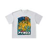 260 GSM Double Yarn 32 Count 100% Cotton Saint Seiya V12 Aiolos Print Unisex Heavy Cotton T Shirt
