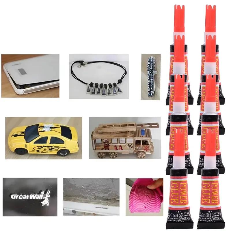 50x Sıvı Süper Yapıştırıcı Ahşap Kauçuk Metal Cam Siyanoakrilat Yapıştırıcı Kırtasiye Mağazası Tırnak Jeli 502 Anında Güçlü Yapışma Deri