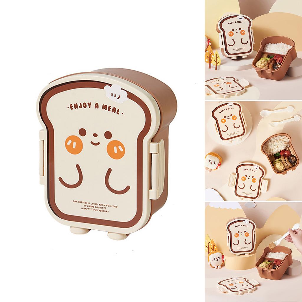 Unikátní tvar chleba Úložný box na potraviny Potravinářská plastová textura Obědový box Vhodný pro studenty a profesionály