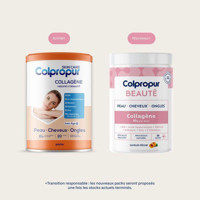 Colpropur Skin Care Collagène naturel et bioactif pêche - 306g